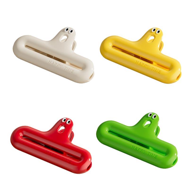 バッグクリップ 袋止めクリップ 4個セット 袋留め おしゃれ かわいい 北欧 子ども 雰囲気 北欧風 ケーブルクリップ プレゼントにも ユニーク雑貨 | ブランド登録なし | 05