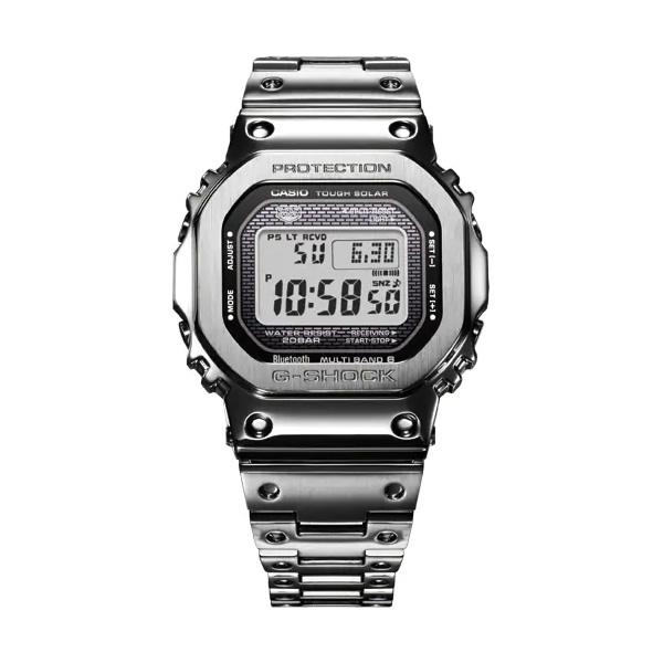 カシオ CASIO 腕時計 GMW-B5000D-1JF Gショック G-SHOCK メンズ オールシルバー Bluetooth搭載 ステンレスバンド 電波ソーラー デジタル（国内正規品）｜homeshop｜06