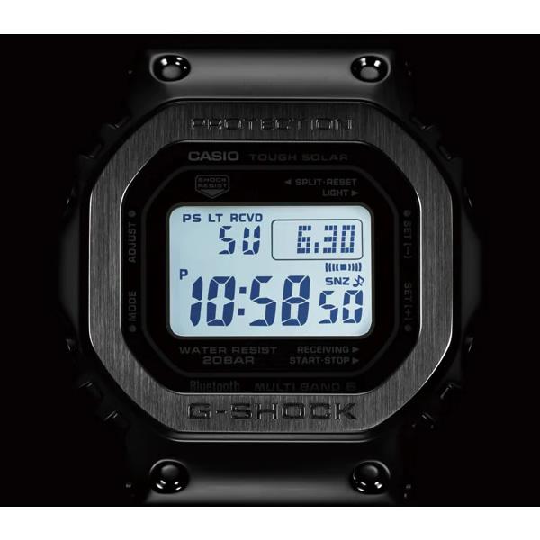 カシオ CASIO 腕時計 GMW-B5000D-1JF Gショック G-SHOCK メンズ オールシルバー Bluetooth搭載 ステンレスバンド 電波ソーラー デジタル（国内正規品）｜homeshop｜07