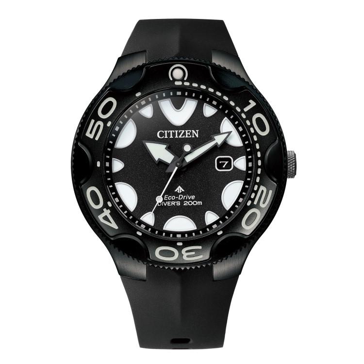 （在庫限り 特価） シチズン CITIZEN 腕時計 BN0235-01E プロマスター PROMASTER メンズ MARINEシリーズ ダイバー200m オルカ シャチ ソーラー（国内正規品） | PROMASTER