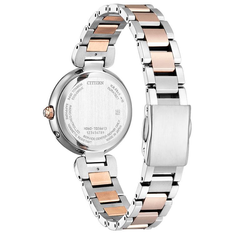 シチズン CITIZEN 腕時計 ES9465-50W クロスシー xC レディース mizu collection ハッピーフライト エコドライブ 電波ソーラー チタン（国内正規品）の画像