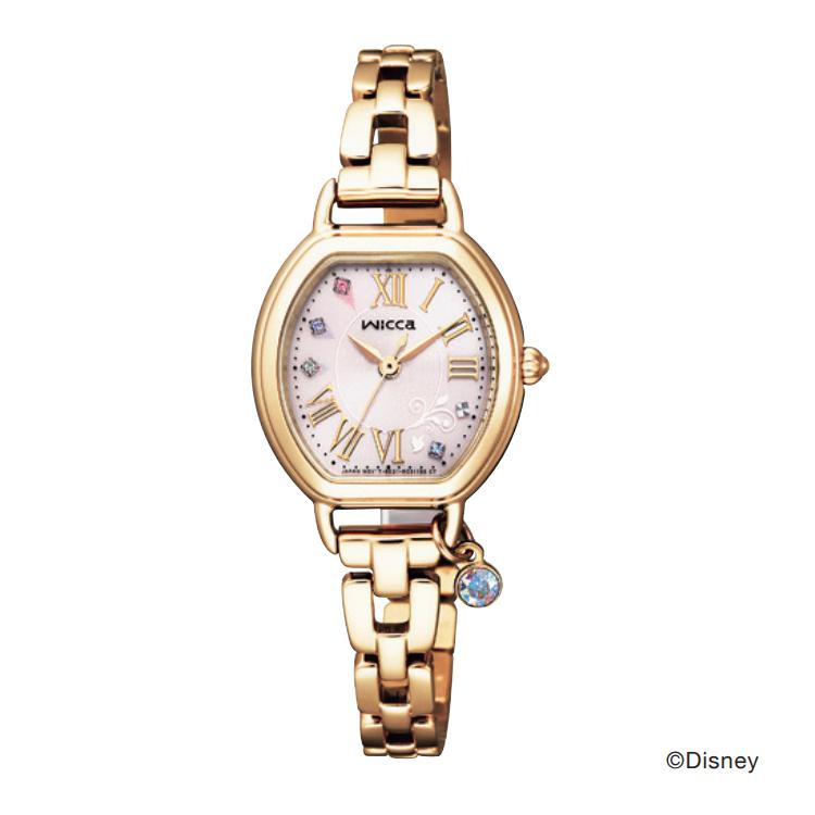 シチズン Citizen 腕時計 レディース腕時計 Disney レディース Kp2 523 93 ウィッカ Wicca レディース Disney Collection 眠れる森の美女 限定 アナログ ステンレスバンド ソーラー 国内正規品 ホームショッピング 通販