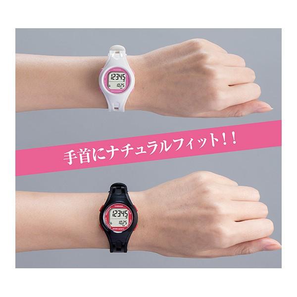 1194円 数量は多 山佐時計計器 Yamasa ウォッチ万歩計 Dempa Manpo 左手首上面装着専用 ブラック シルバー Tm 450 B S 時刻合わせ不要の電波時計内蔵