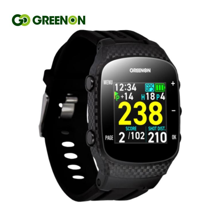 ゴルフナビ 腕時計型 グリーンオン ザ・ゴルフウォッチ GN101 軽量 GPS 