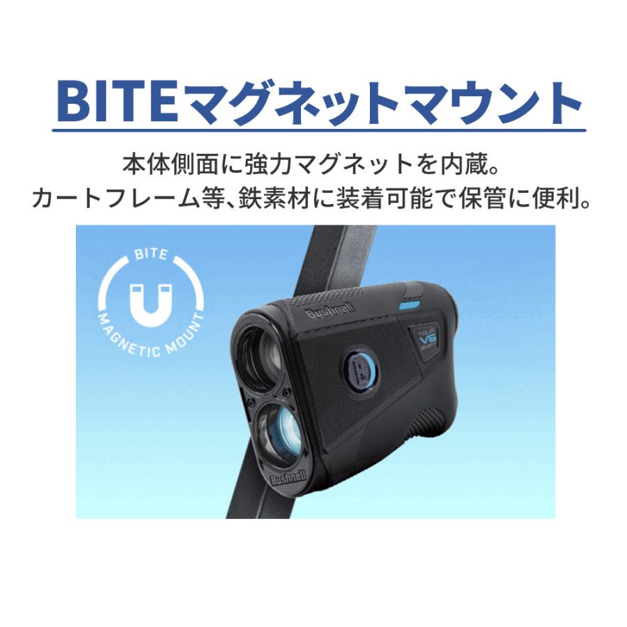 ブッシュネル レーザー距離計 ピンシーカー V6 シフトジョルト ブラック Bushnell Golf ゴルフ 距離 測定 計測 ラウンド 小物の画像