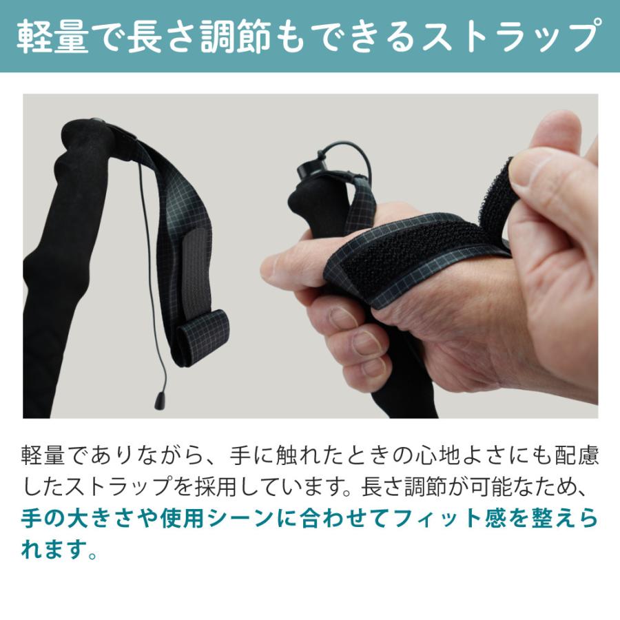 シナノ トレッキングポール フォールダー UL ブラック カーボン製 折りたたみ式 105cm 110cm 115cm SINANO（ラッピング不可）_4