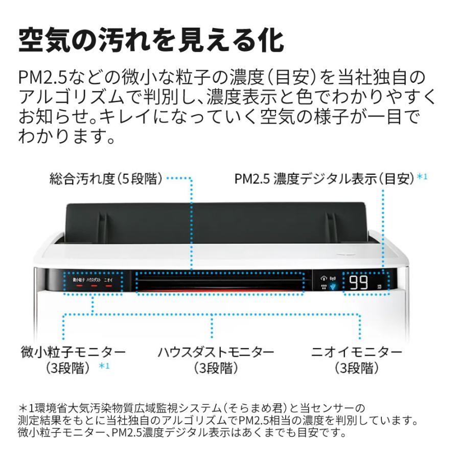 SHARP（シャープ） 空気清浄機 加湿器 KI-SX70-W ホワイト 〜16畳 最大