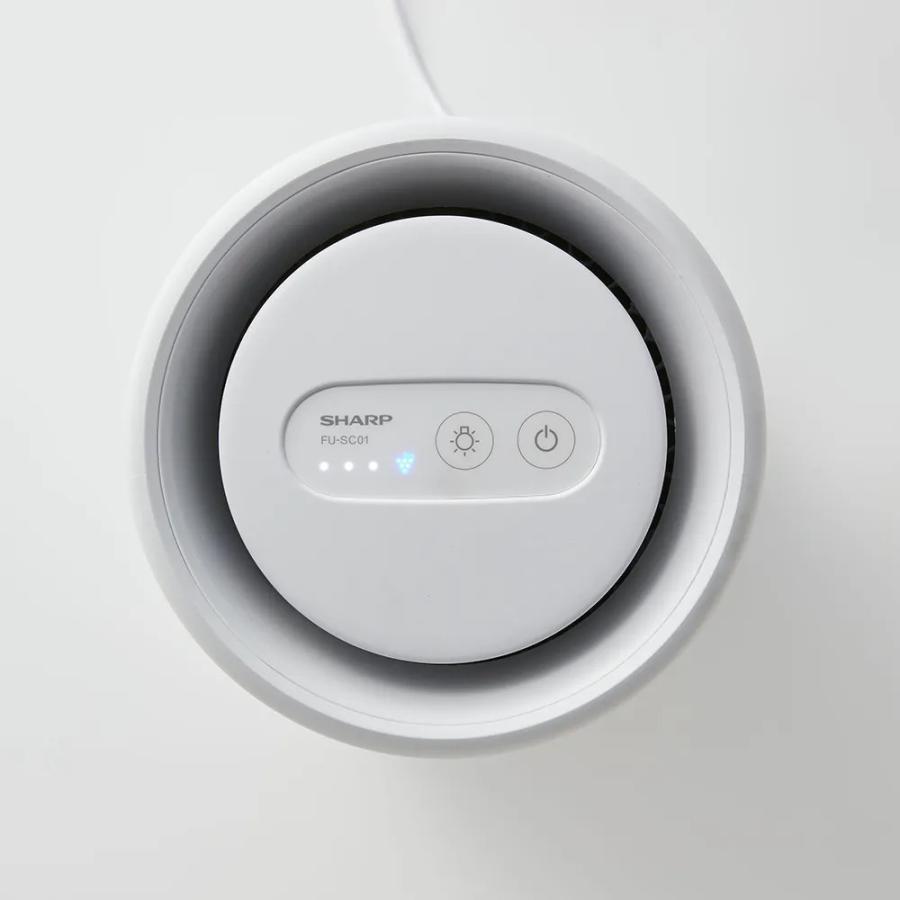 SHARP（シャープ） 空気清浄機 FU-SC01-W ホワイト 〜約6畳 プラズマ