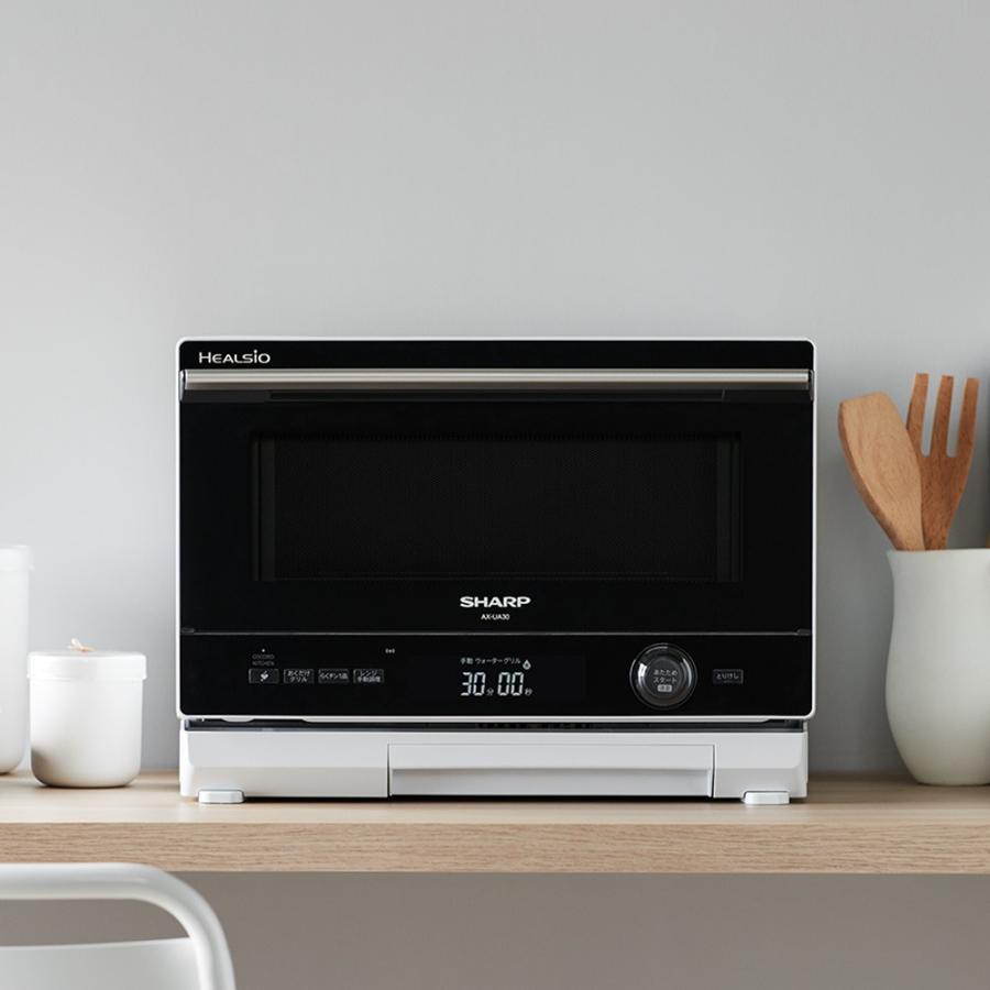 SHARP HEALSIO オーブンレンジ AX-UA30-W 2022年製 SHARP（シャープ） ウォーターオーブン ヘルシオ AX-UA30-W ホワイト