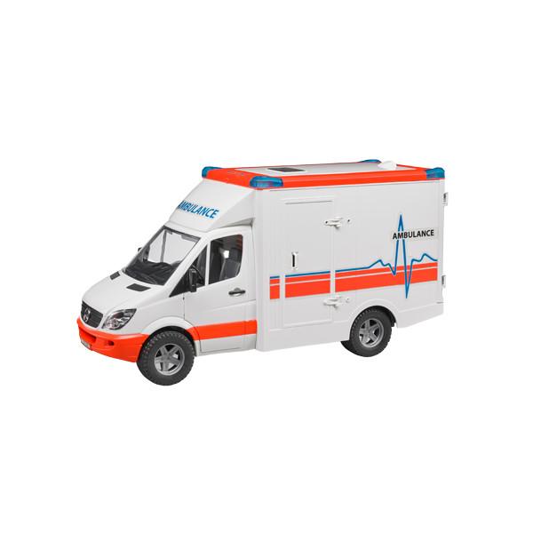 送料無料 Bruder Pro Series ブルーダープロシリーズ Mb 救急車 フィギュア付き Br 玩具 おもちゃ 交換無料 Altammamfactory Com Jo