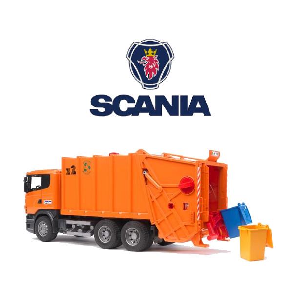 Bruder Pro Series(ブルーダープロシリーズ) 1/16知育玩具 SCANIA ごみ収集車 03560プレゼント 誕生日 男の子 働く車 くるま ギフト｜homeshop｜03