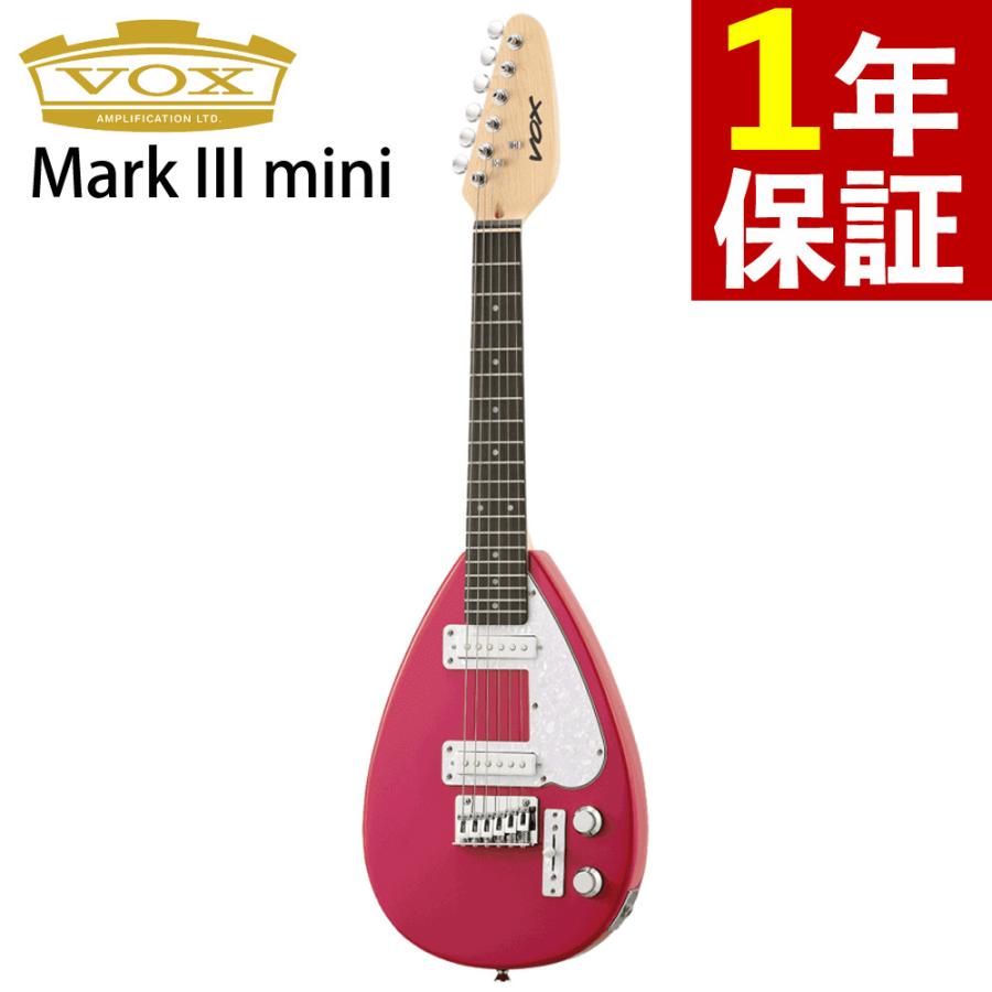 VOX ティアドロップ型ギター　マークIII 赤 KORG（コルグ） ヴォックス ミニギター MARK 3 mini マーク3 ショート