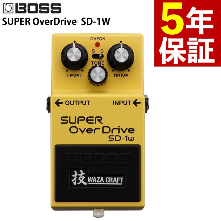 BOSS（ボス） エフェクター SD-1W WAZA CRAFT SUPER OverDrive BOSS