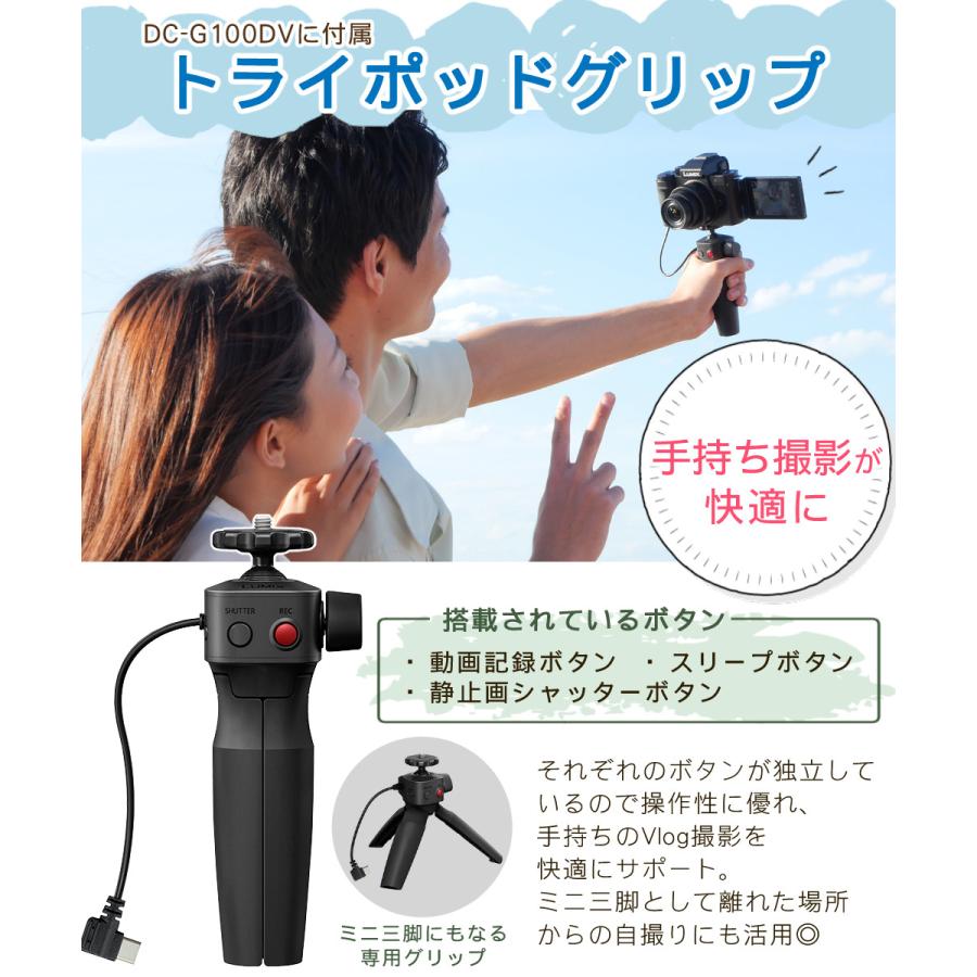Panasonic（パナソニック） ミラーレス一眼カメラ LUMIX DC-G100DV-K