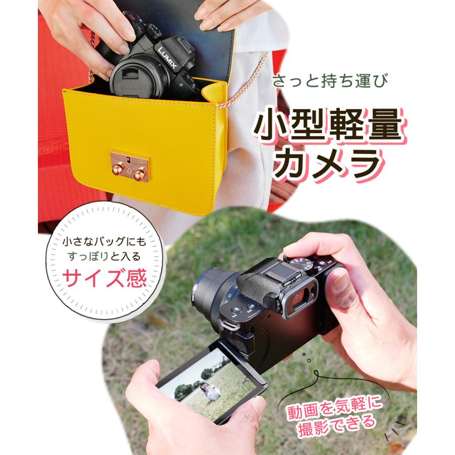 【未使用】Panasonic DC-G100DW ミラーレスカメラ　おまけ付き Panasonic（パナソニック） ミラーレス一眼カメラ LUMIX DC-G100DW-K