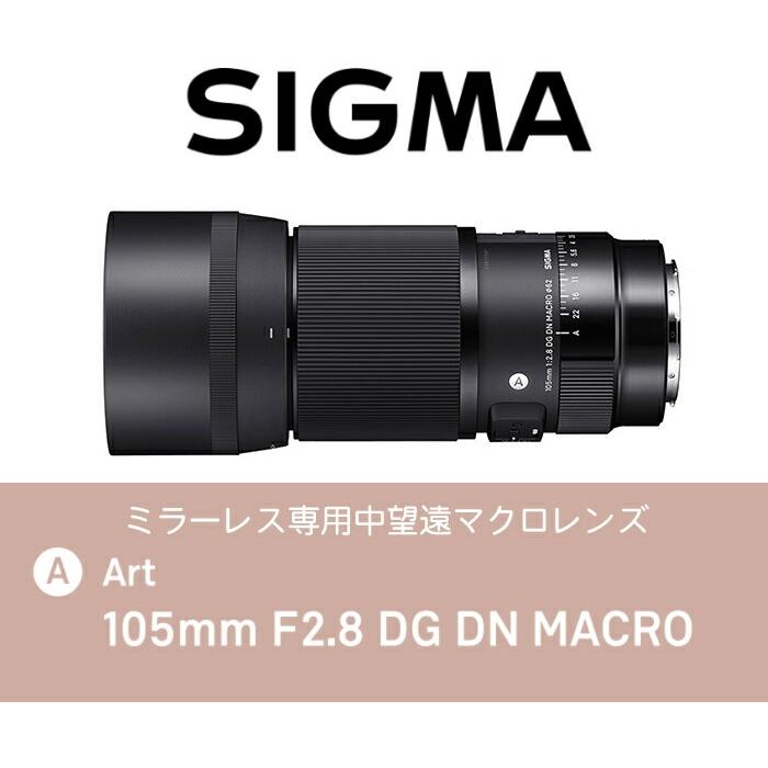 （レビューでレンズキャッププレゼント）シグマ 105mm F2.8 DG DN MACRO(A )ソニーEマウント用 中望遠マクロレンズ ミラーレス専用の画像