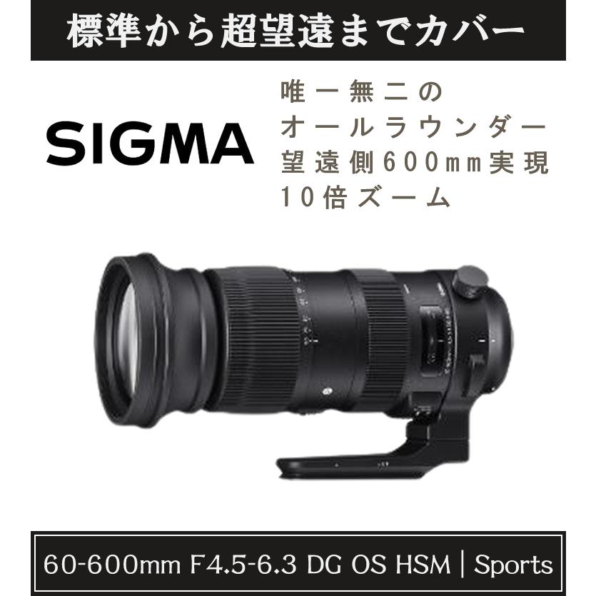 （レビューでレンズキャッププレゼント）シグマ 60-600mm F4.5-6.3 DG OS HSM (S) キヤノンマウント用（ラッピング不可）｜homeshop｜02