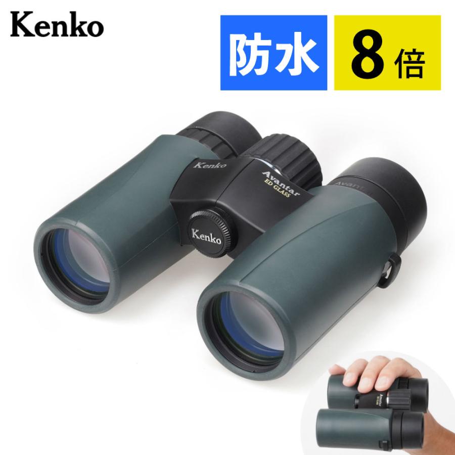 ケンコー 双眼鏡 8倍 Avantar 8X32ED II ブラック : ホーム