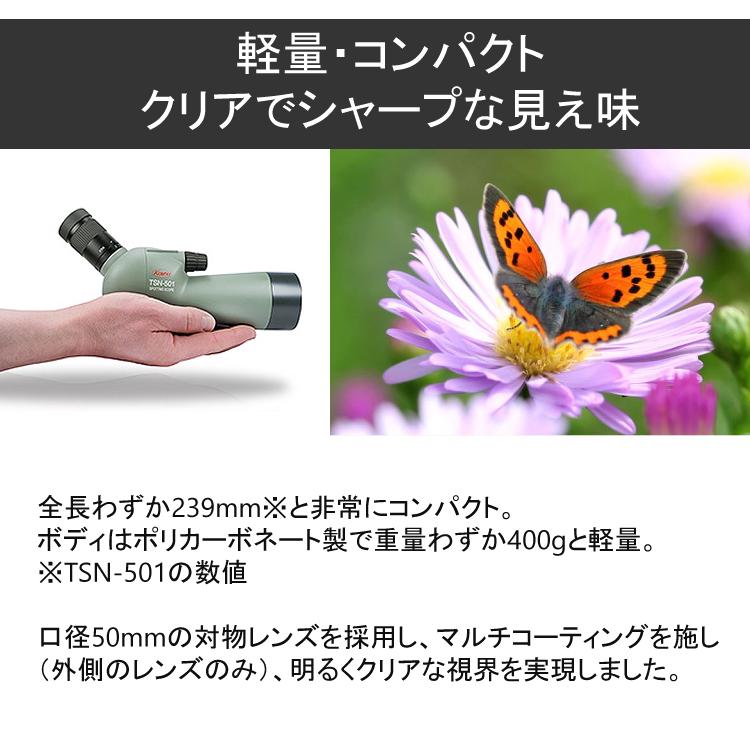 Kowa コーワ KOWA TSN-501 スポッティングスコープ(傾斜型 Kowa コーワ KOWA TSN-501 スポッティングスコープ(傾斜型