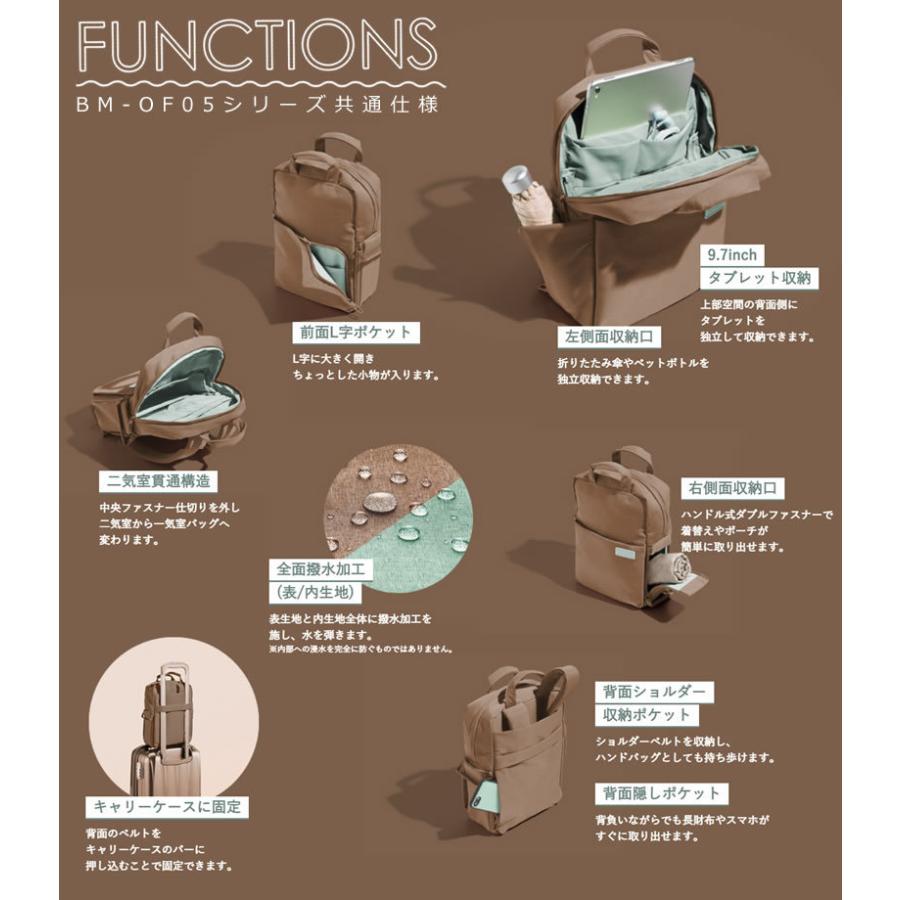 できるキャ エレコム リュック Pcバッグ キャリングバッグ おしゃれ おすすめ オフトコ ホームショッピング 通販 Paypayモール Off Toco 3way Pcバックパック ミニ Mini Bm Of05br ラテブラウン Sサイズ A5対応 リミテッド