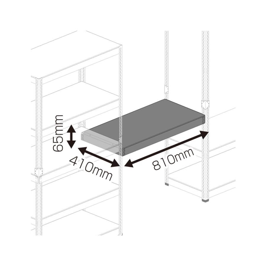 （メーカー直送）（代引不可）ドリームウェア（追加ボード）（MK-PB1STWH）連結用追加ボードセット 1枚組（幅81cm/ホワイト）（メール便/ラッピング不可）｜homeshop｜05