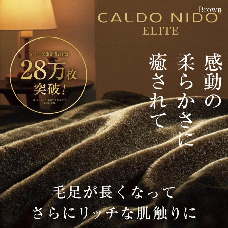 掛け毛布 ディーブレス CALDO NIDO ELITE2（カルドニード・エリー 掛毛布 ディーブレス CALDO NIDO ELITE2（カルドニード