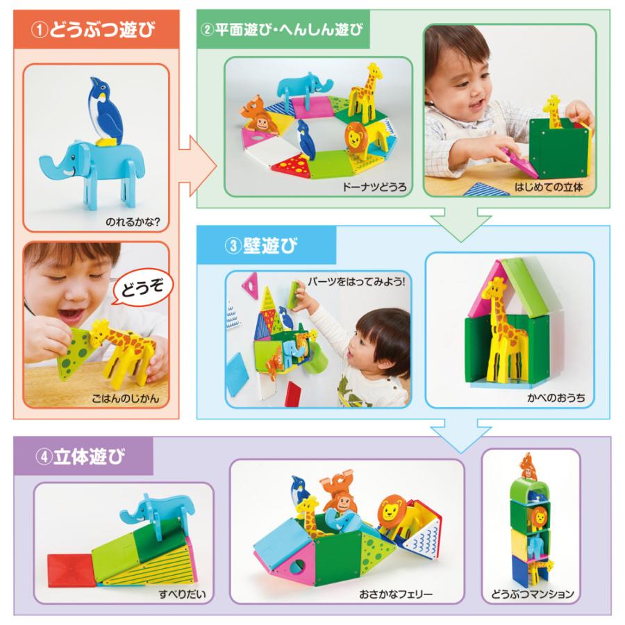 ピープル ピタゴラス どうぶつえん PGS-130 知育玩具 : ホーム