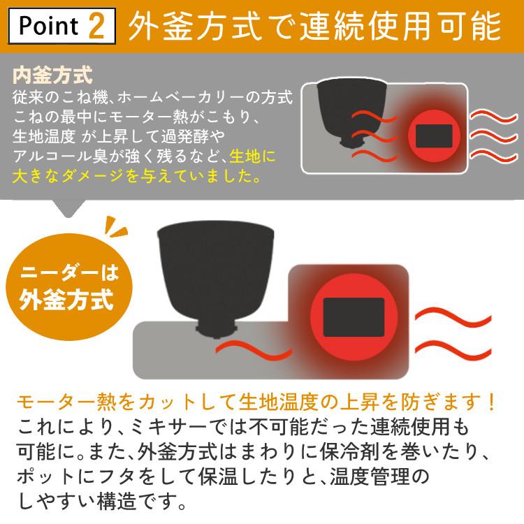 日本ニーダー 家庭用パンニーダー PK1012PLUS パンこね器 （ラッピング不可）｜homeshop｜05