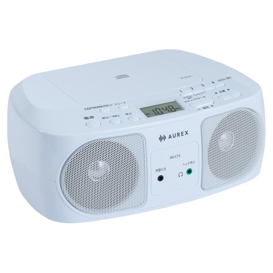 TOSHIBA（東芝） CDラジオ AX-C15（W）ホワイト TOSHIBA（ラッピング
