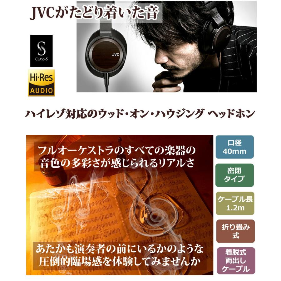 JVCケンウッド ハイレゾヘッドホン (ヘッドフォン) JVC WOOD01 JVCケンウッド ハイレゾヘッドホン (ヘッドフォン) JVC WOOD01
