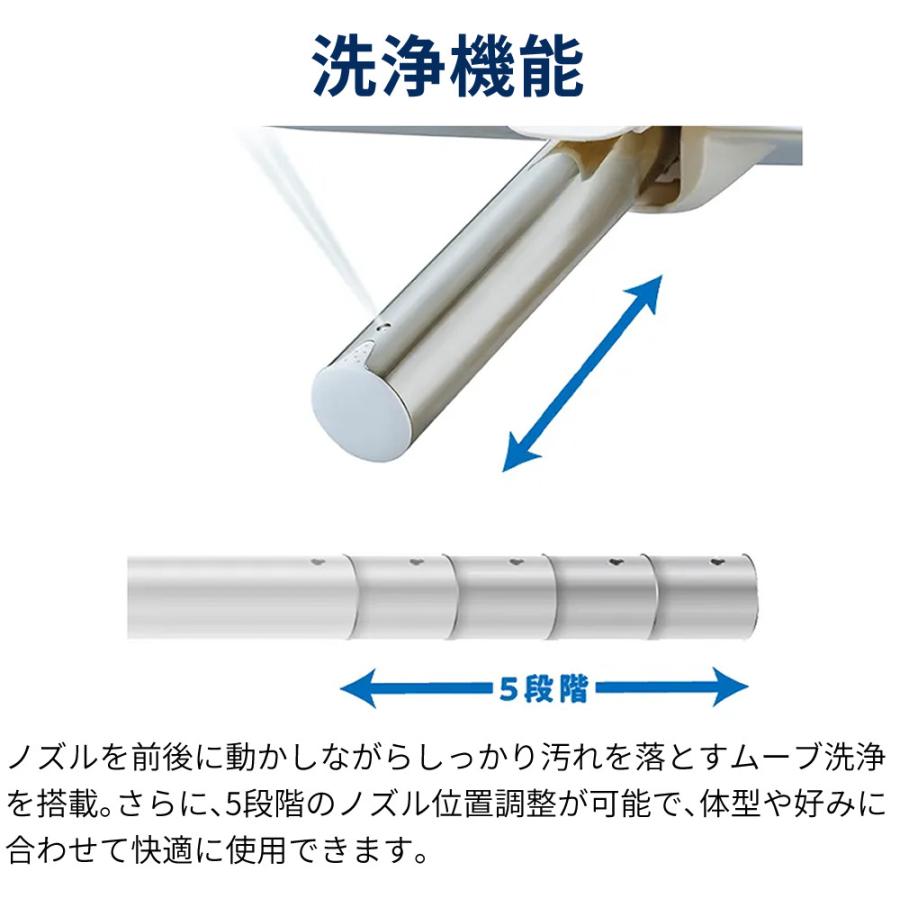 ハイアール 温水洗浄便座 瞬間式温水洗浄便座 JB-SS01A-W ホワイト 省エネ 節電 抗菌 Haier（ラッピング不可）_3