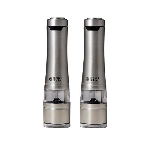 Russell Hobbs 塩・胡椒ミル 7922JP RUSSELL HOBBS（ラッセルホブス） 電動ミルソルト＆ペッパー（2本入り