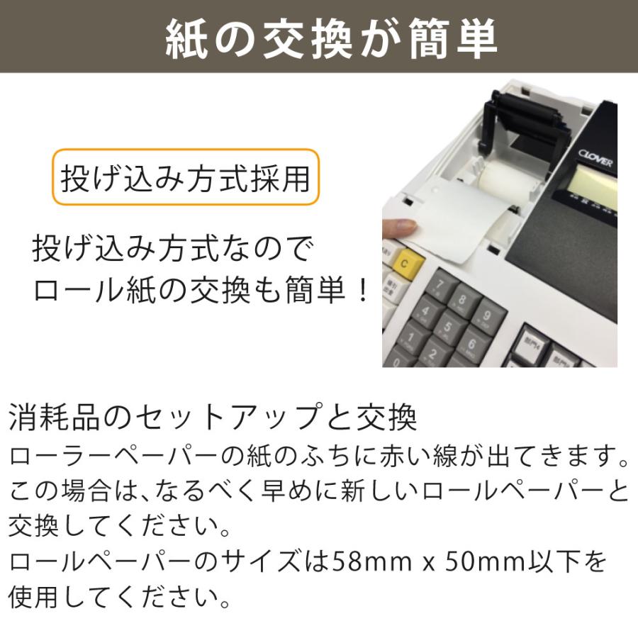 クローバー電子 レジスター 小型 JET400Z （ラッピング不可）（熨斗