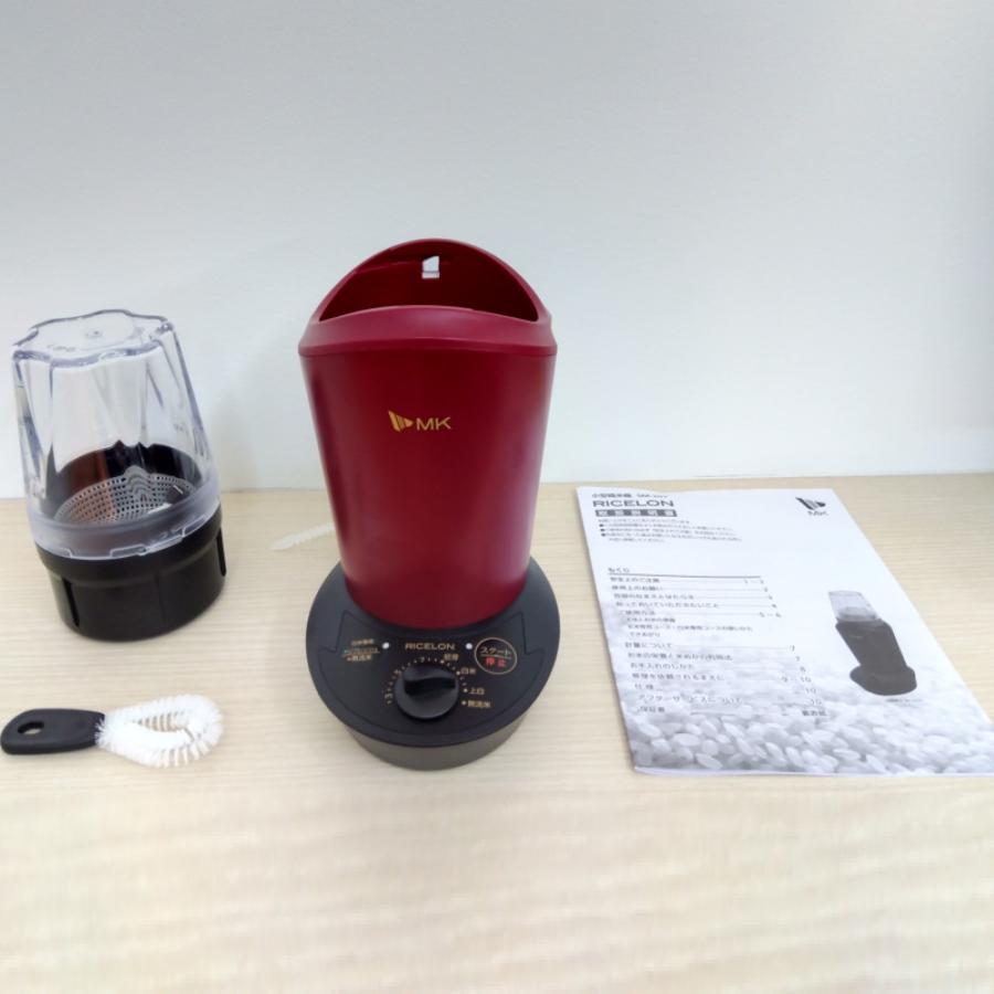 新品　ライスロン　小型精米機　SM201R エムケー精工 小型精米機 RICELON ワインレッド SM-201R : ホーム
