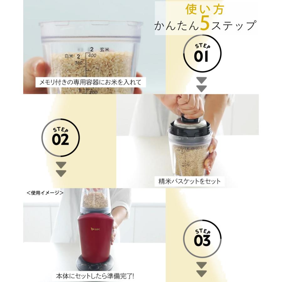 新品　ライスロン　小型精米機　SM201R 楽天市場】エムケー精工 小型精米機 RICELON ライスロン ワイン