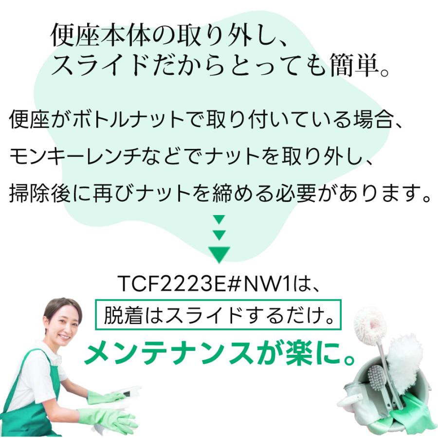TOTO TOTO TCF2223E#NW1 ホワイト温水洗浄便座 ウォシュレット BV2