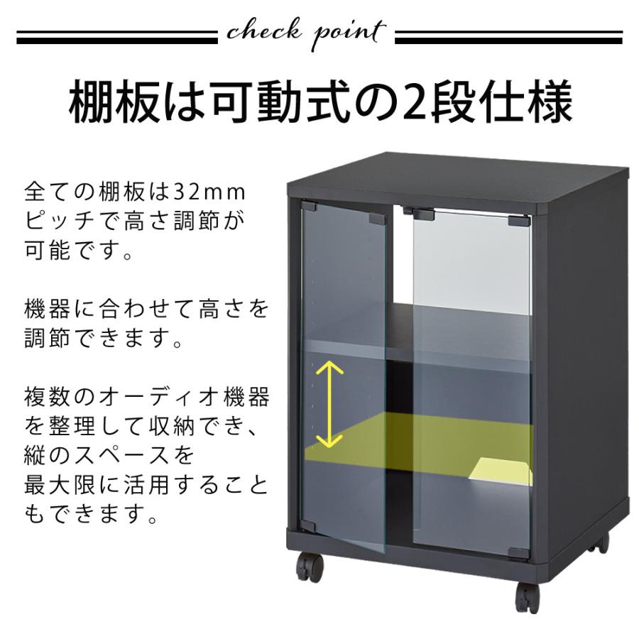 HAMILeX ハヤミ工産 ハミレックス オーディオラック FG-633 ブラック 2