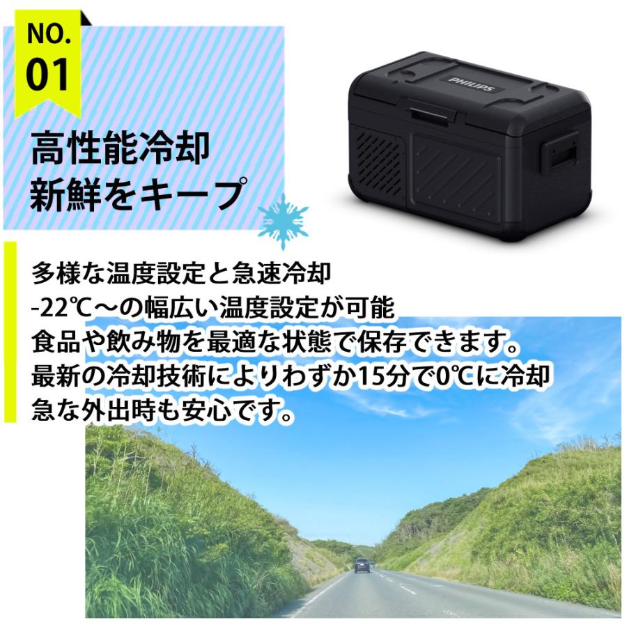Philips（フィリップス） 車載 冷蔵庫 冷凍庫 サーマルボックス 18L