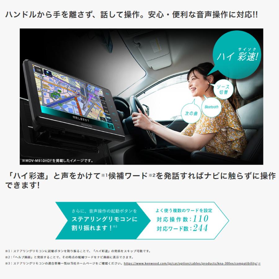 JVCケンウッド（JVC KENWOOD） ケンウッド 彩速ナビ 9V型