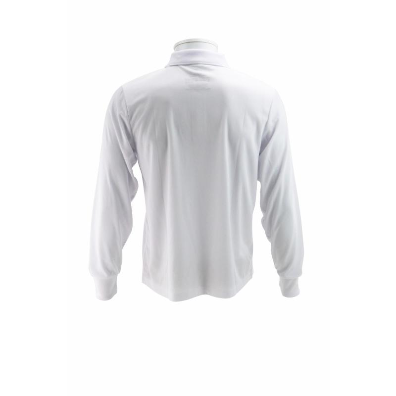 作業着 SK11 L-WHT-1P ホワイト 長袖ポロシャツ 1枚（代引き不可）（ラッピング不可）｜homeshop｜02