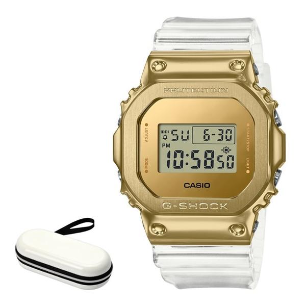 Casio G Shock 腕時計 時計ケース付 カシオ 腕時計 Covered ゴールド 樹脂バンド ゴールド 樹脂バンド メンズ Metal デジタル 国内正規品 Gm 5600sg 9jf Gショック クオーツ ホームショッピング 通販