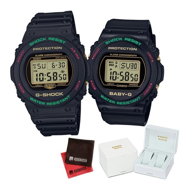 年最新海外 専用ペア箱入り クロスセット 国内正規品 カシオ Casio 腕時計 Dw 5700th 1jf Bgd 570th 1jf G Shock Baby G ペアウォッチ Throwback 1990s 新規購入 Atempletonphoto Com
