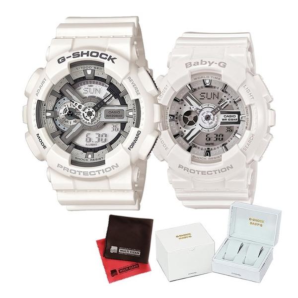 レビューで送料無料 専用ペア箱入り クロスセット カシオ Casio Ga 110c 7ajf Ba 110 7a3jf G Shock Baby G ペアウォッチ クオーツ Seal限定商品 Atempletonphoto Com