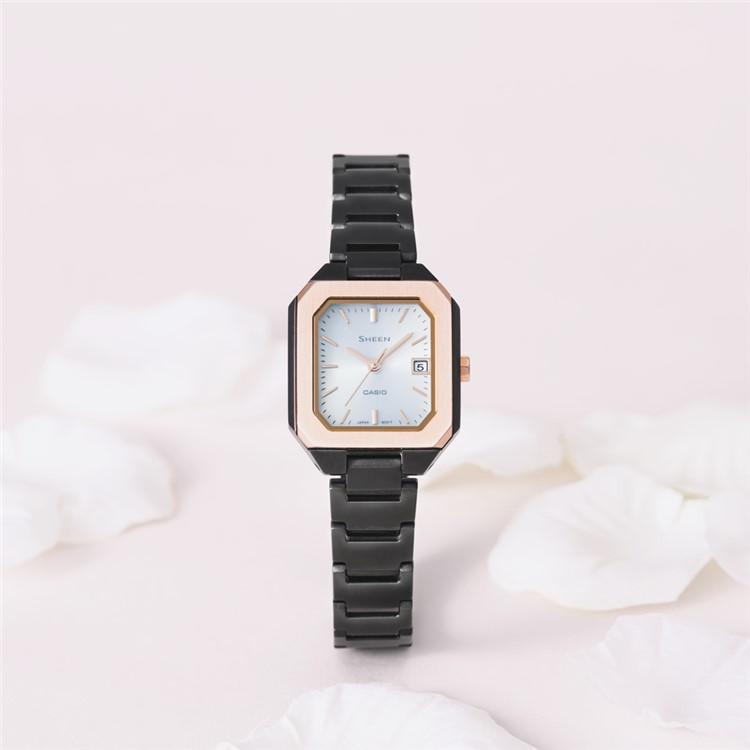 （木製時計スタンド付）カシオ CASIO 腕時計 SHS-4528GBJ-7AJF シーン SHEEN レディース ソーラー ステンレス アナログ（国内正規品）｜homeshop｜08