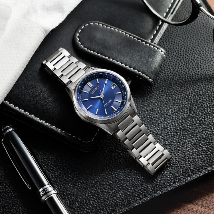 （専用ペア箱入り・クロス付）シチズン CITIZEN 腕時計 CB1110-61L・ES9370-62L エクシード EXCEED ペアウォッチ ソーラー電波 チタン アナログ（国内正規品）の画像