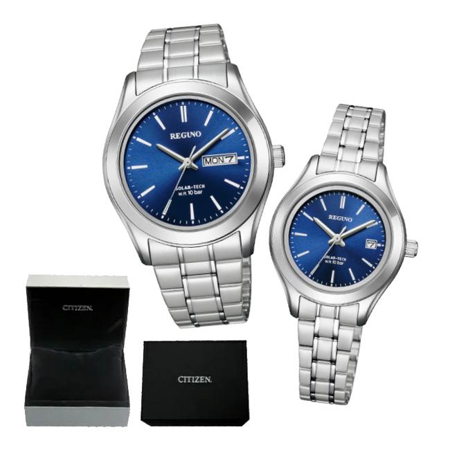 専用ペア箱入り） シチズン CITIZEN 腕時計 レグノ REGUNO ソーラー