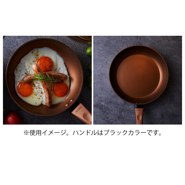 (ふきん付)ビジョン ゴールドコーティング IH対応フライパン20cm＆26cm＆深型28cm＆卵焼用＆フタ(CP-1746/CP-1747/CP-1750/CP-1751/H-7898)（ラッピング不可）｜homeshop｜09