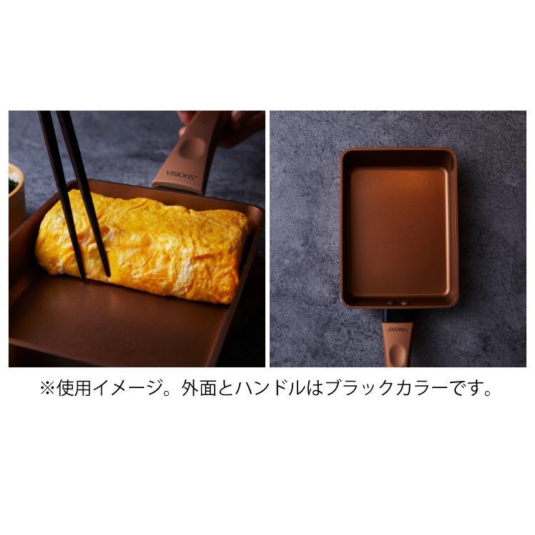 (ふきん付)ビジョン ゴールドコーティング IH対応フライパン20cm＆28cm＆深型28cm＆卵焼用＆フタ(CP-1746/CP-1748/CP-1750/CP-1751/H-7898)（ラッピング不可）｜homeshop｜15