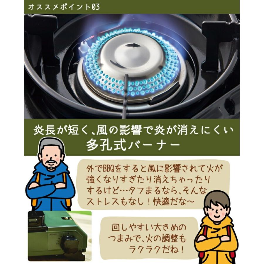 Iwatani（イワタニ） タフまるJr. オリーブ グリルプレート＆バッグ付