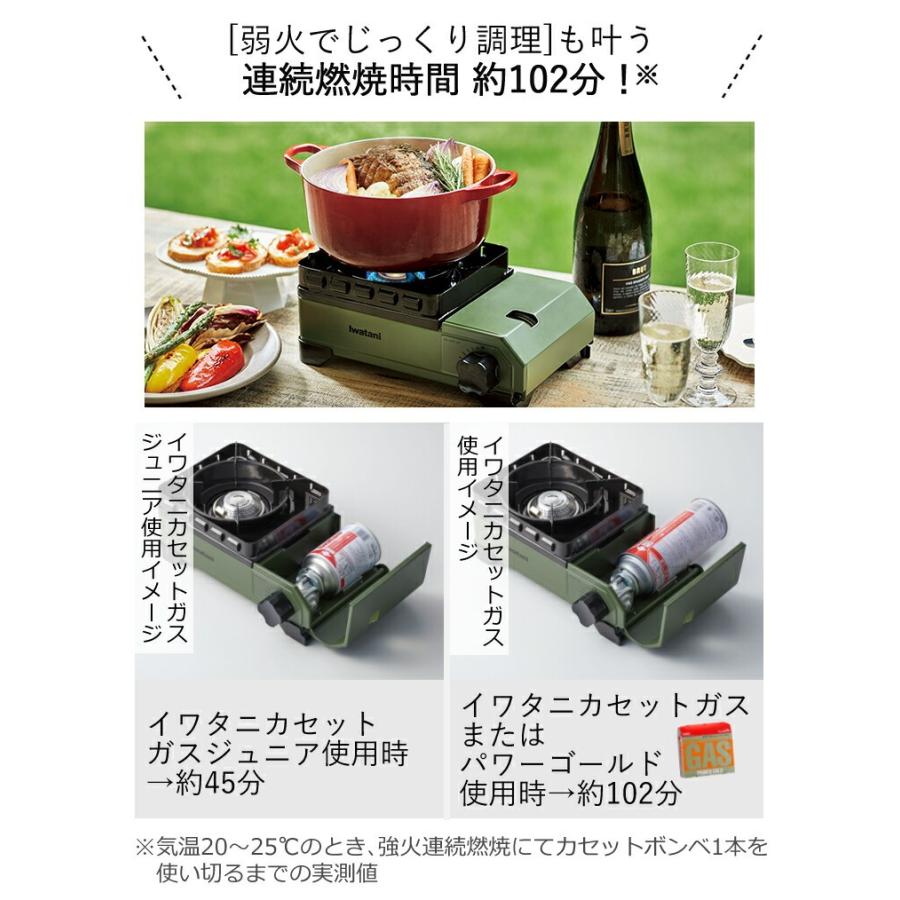 Iwatani（イワタニ） タフまるJr. オリーブ グリルプレート＆バッグ付